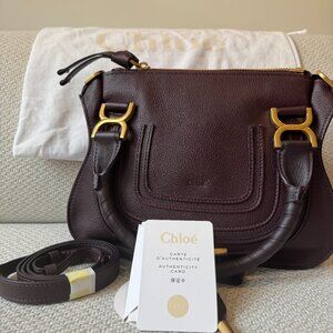 Chloe Marcie Small Burgundy Handbag - BRAND NEW WITH TAGS!